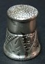 Spain  Abstract Engraved Silver. Engraved silver thimble. Uploaded by Winny